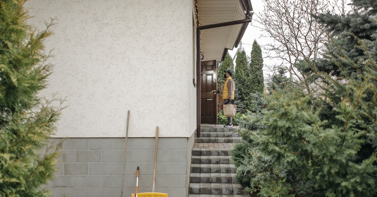 locksmith unlocking front door — Parsippany Locksmith
